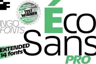 Éco Sans Pro Extended Font for Branding